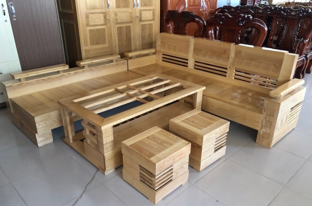 Bàn ghế gỗ Dổi
