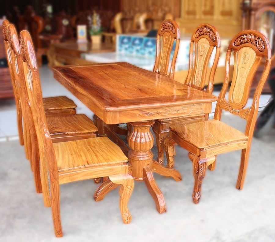 Bàn ghế gỗ Tếch