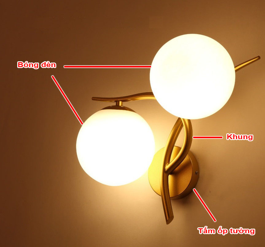 Cấu tạo của đèn tường