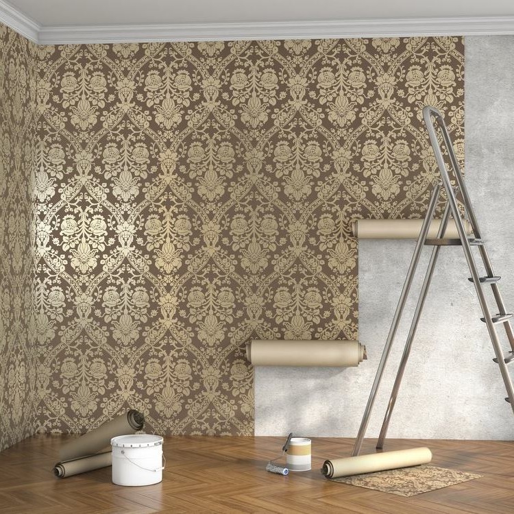 Chuẩn bị không gian thi công giấy dán tường