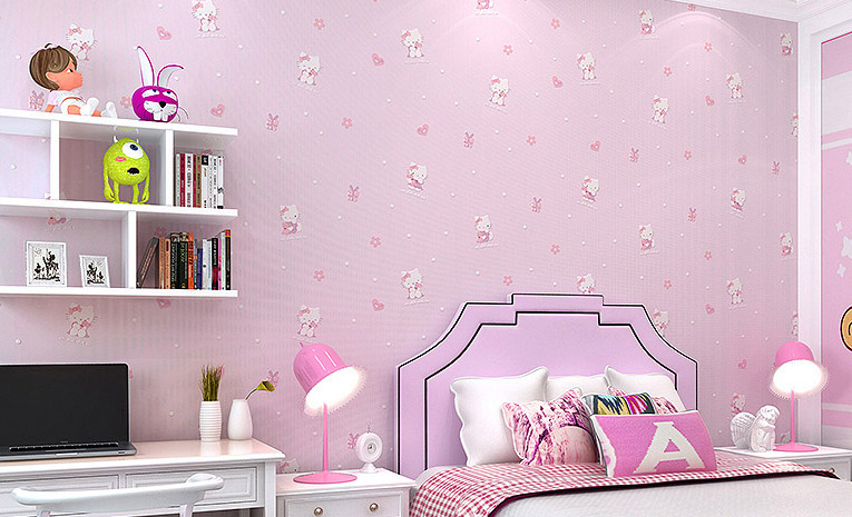 Giấy dán tường Hello Kitty