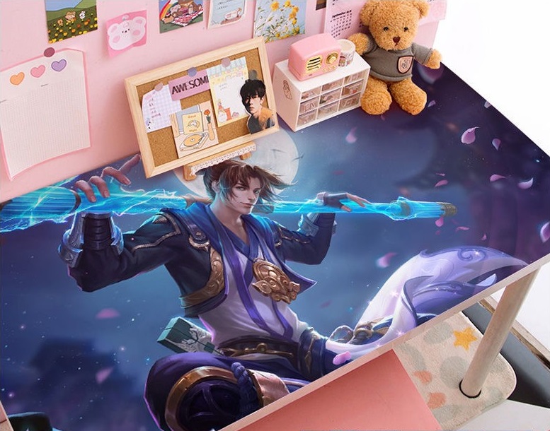 Hình dán bàn học bé trai
