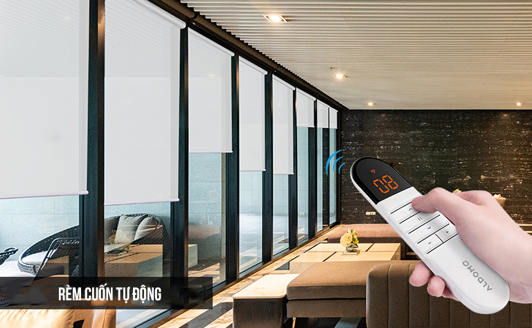 Rèm cuốn tự động