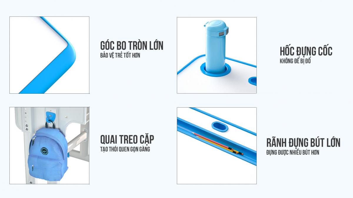 Tiện ích bàn học cho bé