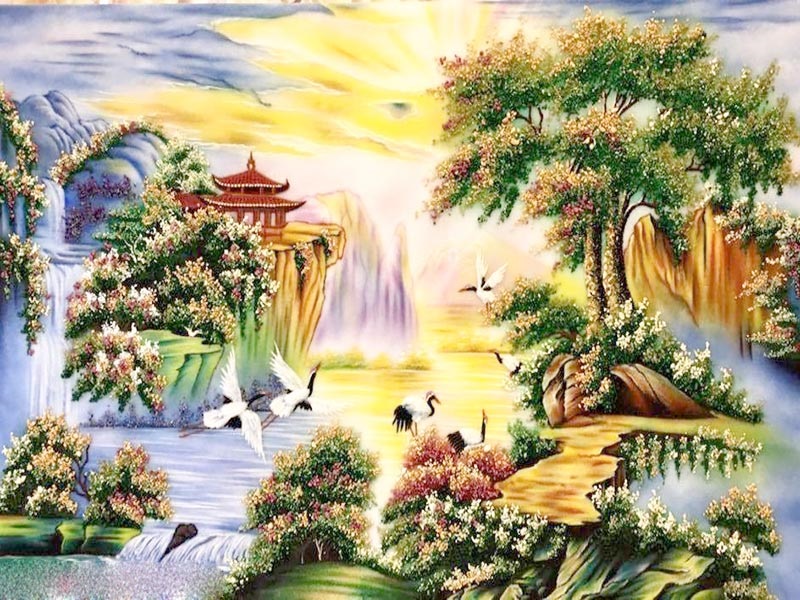 Tranh đá quý