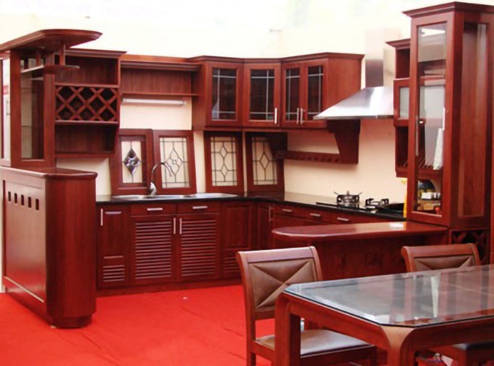 Tủ bếp gỗ Hương