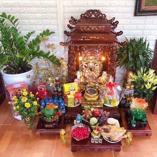 Bàn thờ thần tài đẹp