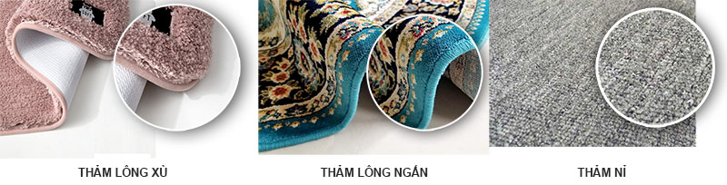 Các loại thảm trải sàn