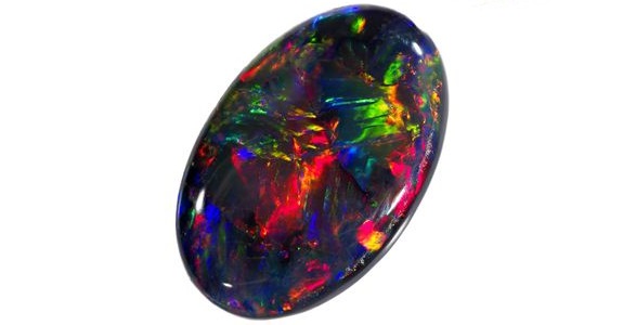Đá Opal nền đen