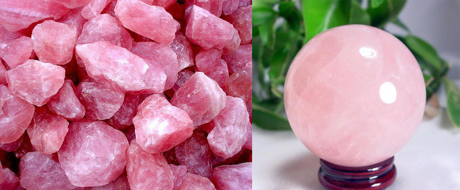 Đá thạch anh rose quartz