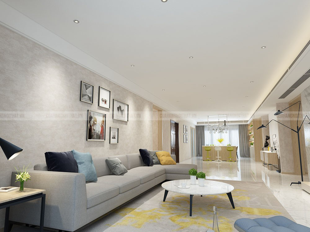 Giấy dán tường phong cách hiện đại