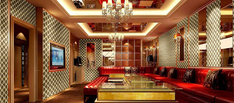 Giấy dán tường phòng karaoke