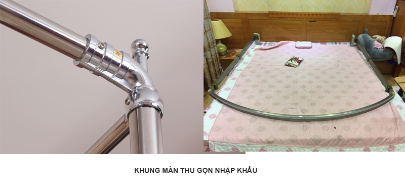Khung màn thu gọn nhập khẩu