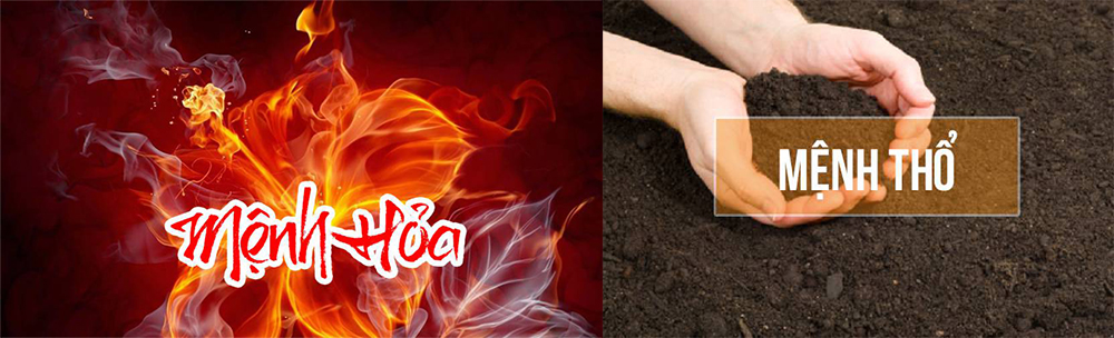 Mệnh hỏa và mệnh thổ