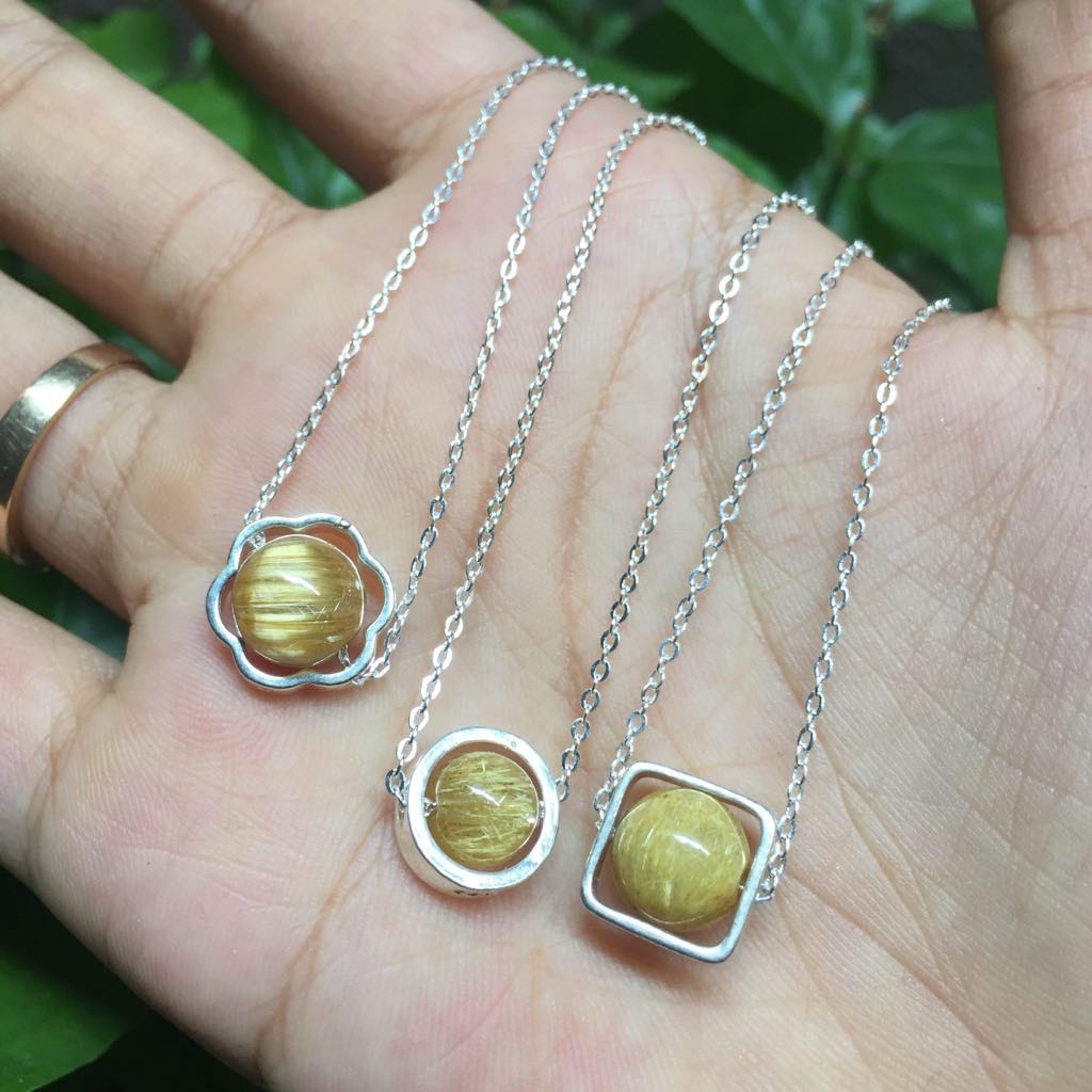 Sản phẩm thạch anh tóc vàng