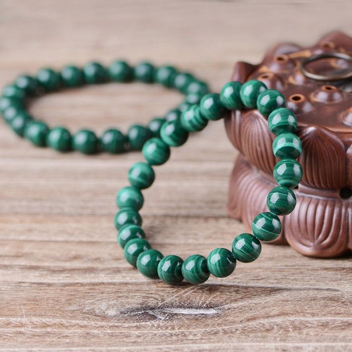 Vòng tay đá Malachite