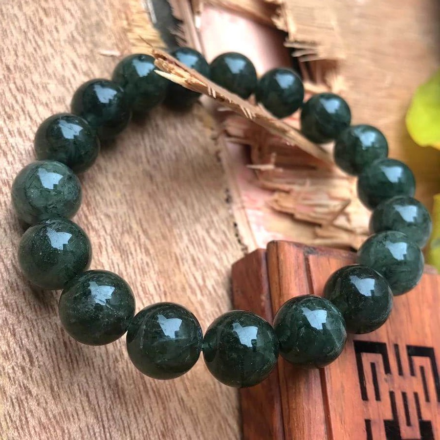 Vòng tay đá thạch anh xanh